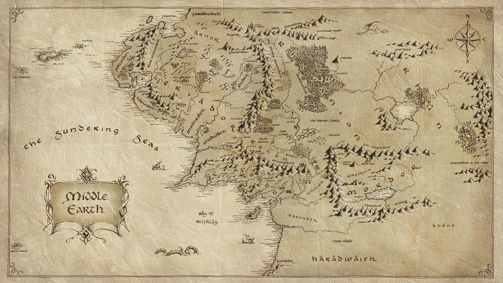 Map of Middle-earth